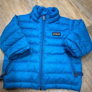 Patagonia Kids Vibrant Blue Puffer Coat